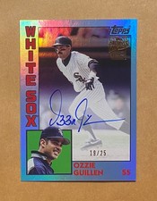 2025 Topps Archives Ozzie Guillen Autograph 1984 Auto Blue Foilboard #19/25