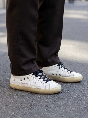 Golden Goose Archive Sneakers Weiß Damen Gr. 38 Vintage Look Original Verfiziert