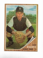 1962 Topps:#87 Mike Roarke,Tigers