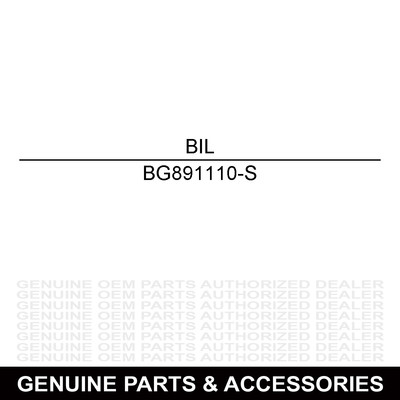 Billy Goat BG891110-S Nozzle Mainframe Assembly Kv Service
