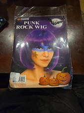Punk Rock Wig - Purple - Halloween Accessories