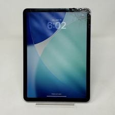 Apple iPad Air 4th Gen 64GB, Wi-Fi, 10.9 in-Sky Blue - Cracked Screen UNLOCKED