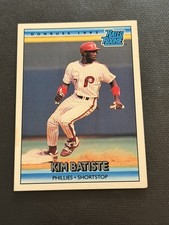 1992 Donruss Rookie Card #402 Kim Batiste For Phillies In Great Condition!. rookie card picture