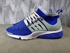 Scarpe da ginnastica uomo Nike Air Presto Ultra Flyknit taglia UK 7,5 blu/bianco