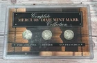 COMPLETE MERCURY DIME MINT MARK COLLECTION 3 COIN SET IN HOLDER (PE925-11) (O)