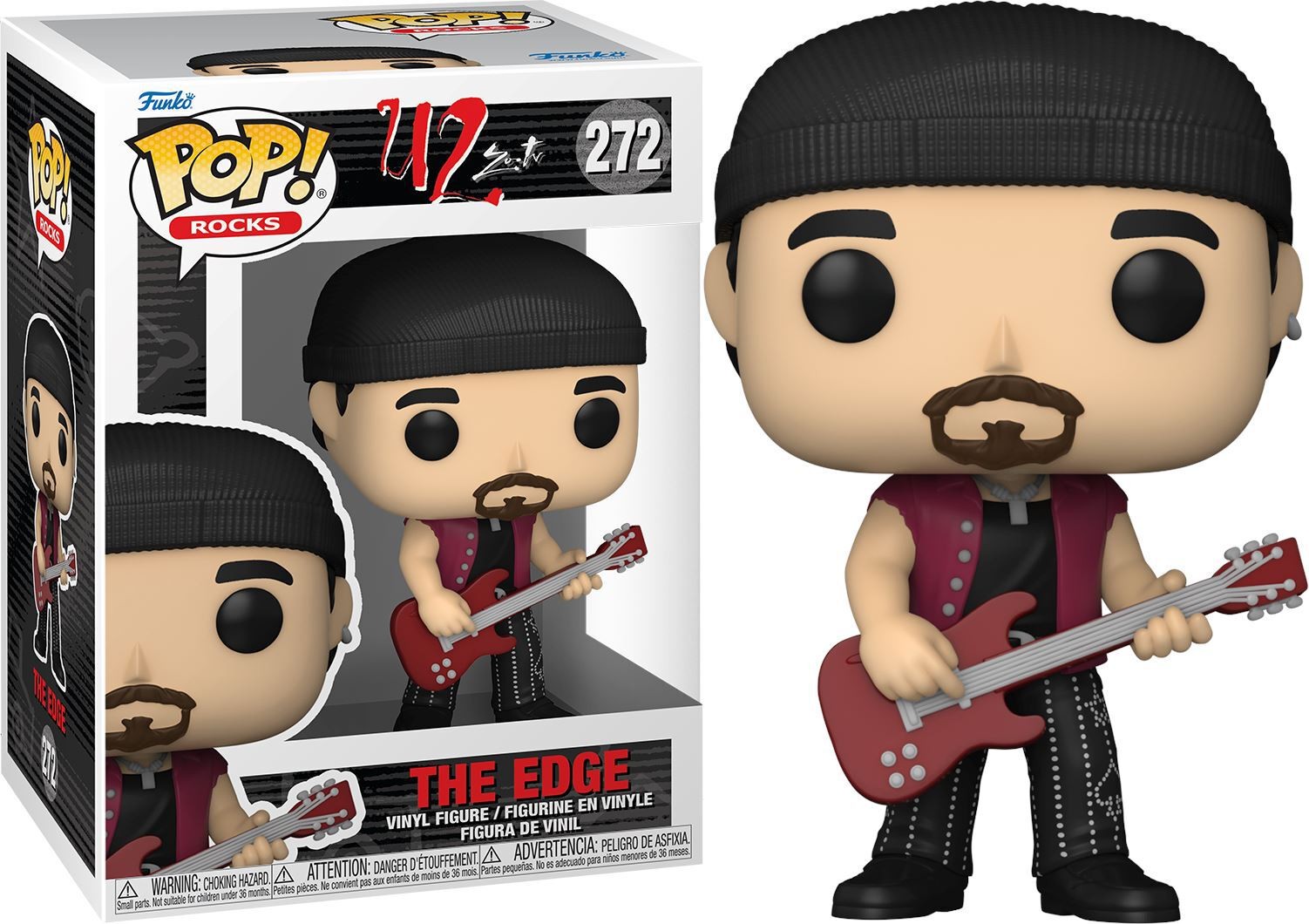 (Box Damage) Funko Pop! Rocks U2 The Edge #272