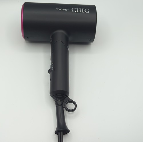 Tyche Chic Hair Dryer Cold Shot Black with Pink Accent