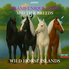 🐎  Wild Horse Islands ❂ Island Unique Horn ❂ Mid Tier Breeds 🐎