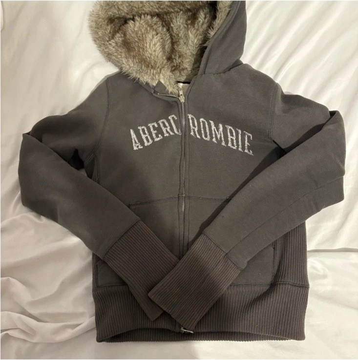 abercrombie fur lined hoodie products for sale | eBay