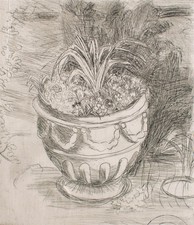 Manfred Butzmann Pflanzenstillleben Ostdeutsche Kunst Radierung 1982