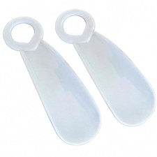 Small Travel Shoe Horn Set of 2   Lightweight Plastic Shoe Horn for Men 