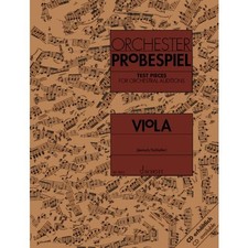 Orchester-Probespiel Viola Noten