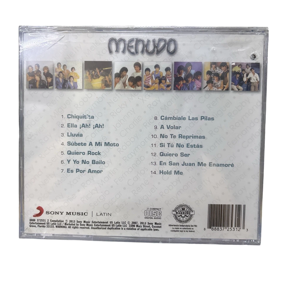MENUDO LA HISTORIA  (   SONY MUSIC LATIN ) 2003 - Imagem 2 de 3
