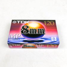 TDK P6-120MP 8mm Blank Video Casette For Camcorder New Factory Sealed