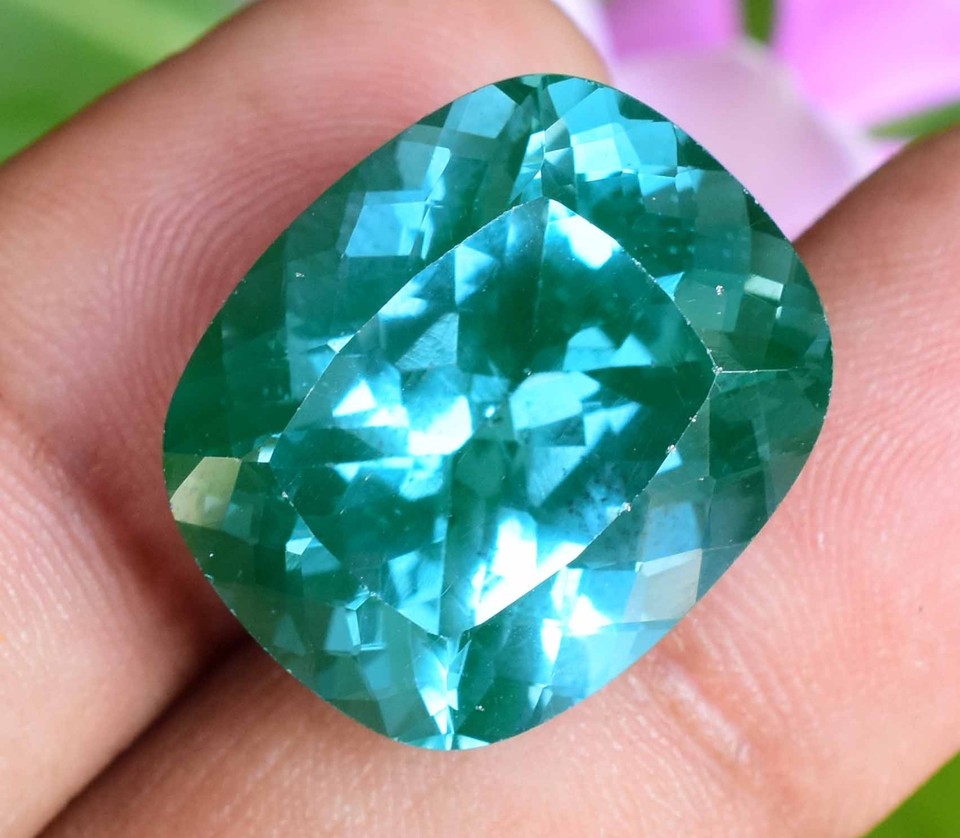 Émeraude De Tourmaline Bleue Naturelle Du Brésil - Pierre Précieuse Certifiée GIE En Vrac
