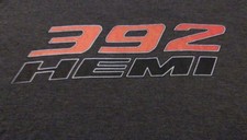 392 HEMI Logo Mopar Muscle Car T-Shirt Gray 2XL - NEW, LAST ONE 