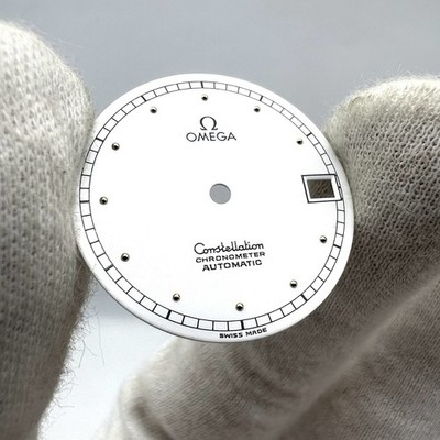 Omega Constellation Chronometer Automatic Dial 26,5mm Weiß NOS Zifferblatt