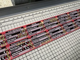 Tekken Tag Namco Arcade Bezel Instruction Moves List Sticker