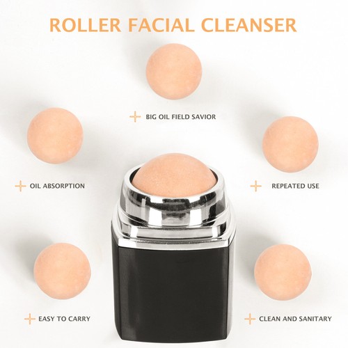 2 szt. Przenośny wałek do twarzy Olej do twarzy Blotting Masażer Makijaż twarzy Wałek do pielęgnacji twarzy - Zdjęcie 12 z 12