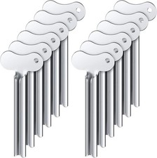 ZOCONE Toothpaste Squeezer, 12pcs Metal Tube Squeezer Key Stainless Steel A