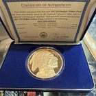 GIANT 2010  BUFFALO TRIBUTE PROOF 4 TROY OUNCES .999 SILVER