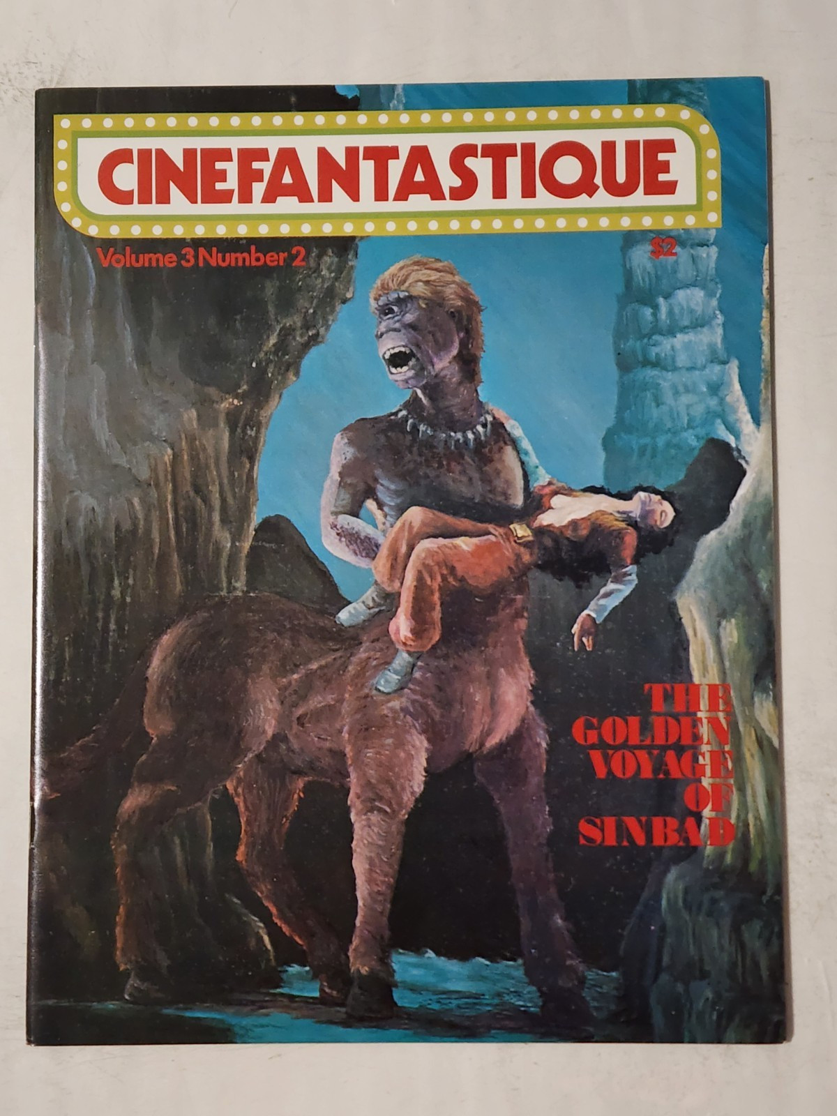 Cinefantastique Vol. 3 #2 Film Magazine Golden Voyage of Sinbad Exorcist 1974