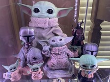 Star Wars Lot Grogu Mandalorian ArtFx Funko Pop Toy Lot