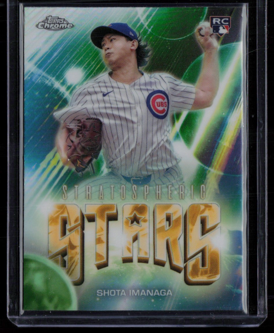 SHOTA IMANAGA 2024 TOPPS CHROME UPDATE STRATOSPHERIC STARS RC CHICAGO CUBS