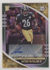 2020 Absolute Signatures Green Spectrum 9/25 Anthony McFarland Jr #106 Auto 7m3