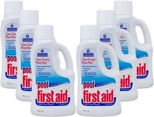 Natural Chemistry 03122-06A Pool First Aid, 2-Liters, 6-Pack 