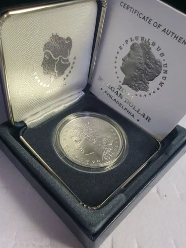 2024 Philadelphia Proof Morgan Silver Dollar in OGP & COA