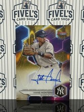 2023 Bowman's Best of '23 Autograph Gold Lava Refractor B23HM Hans Montero 14/75
