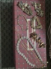 Lot Of Vintage Costume Jewelry 12 Pieces. Trifari, Duane, Coro, Saracov, Napier