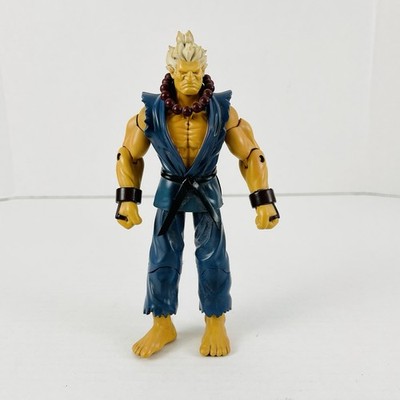 Akuma Street Fighter 6'' Action Figure Blue Player 2 Capcom Jazwares 2004 VTG