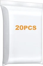20 PCS 18" X 23" Thick 4 Mil Large Clear Zip Poly Lock Plastic Bags Seal Reclosa