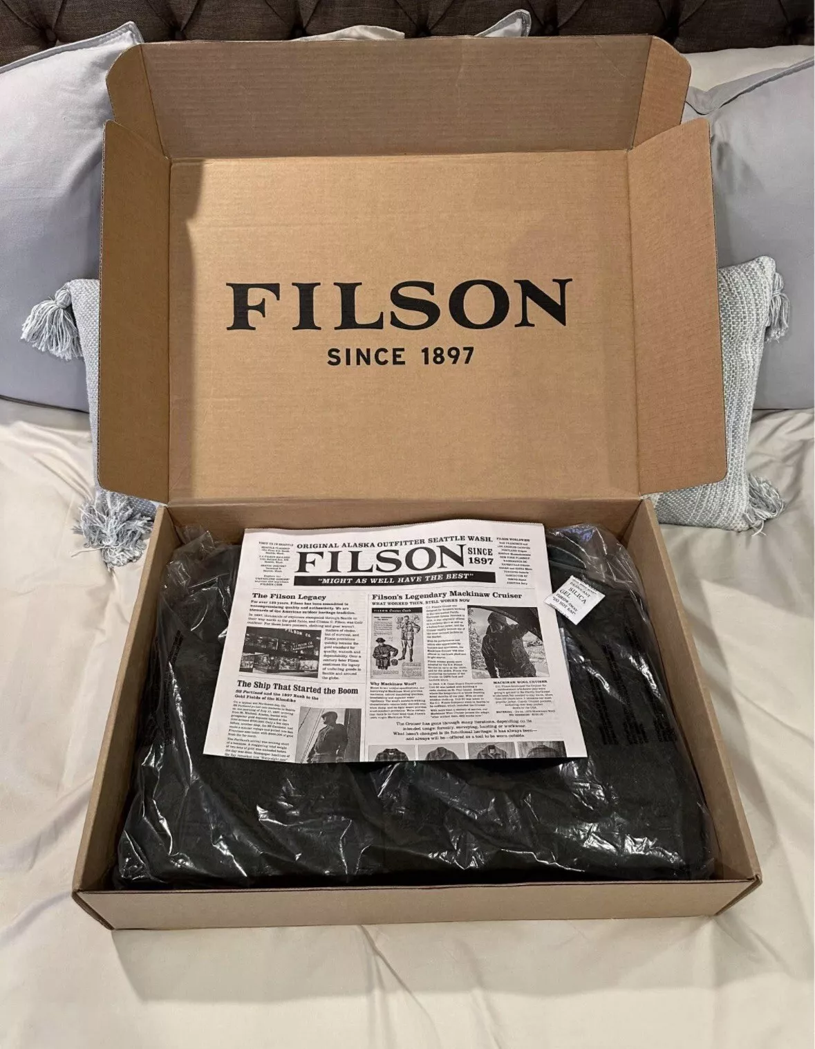 C.C. Filson Mackinaw Cruiser Jacket Large