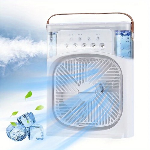 Portable Air Conditioner Fan Household Small Air Cooler Humidifier Hydrocooli... - Picture 8 of 9