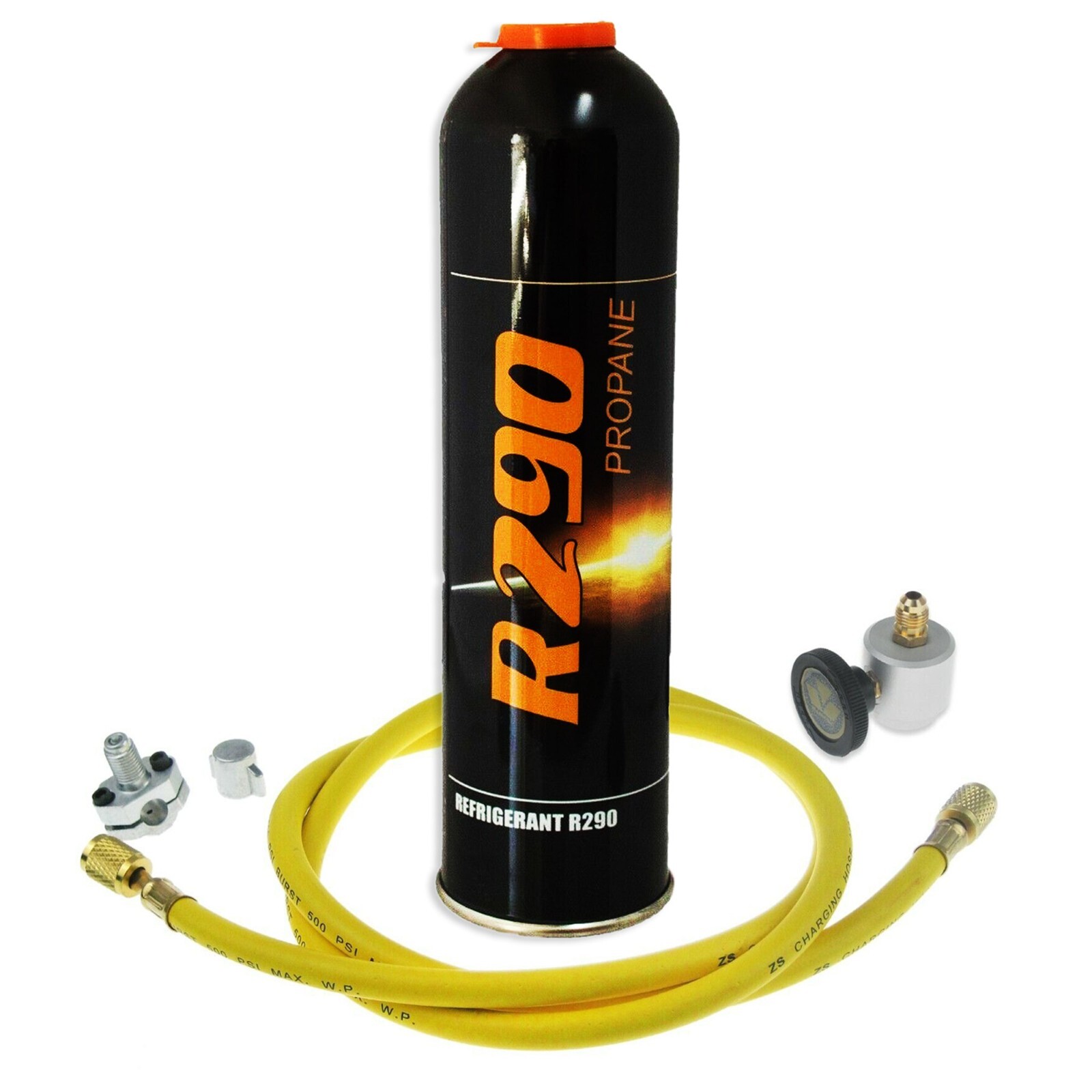 R290 REFRIGERANT GAS CHARGING CONNECTION KIT HOSE LINE TAP TUBE