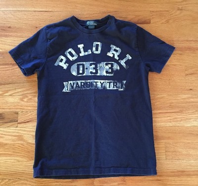 Promo Offer Boys Polo Ralph Lauren Short Sleeve Varsity Cotton TShirt Sz Medium 1012 Promo Offer Boys Polo Ralph Lauren Short Sleeve Varsity Cotton TShirt Sz Medium 1012