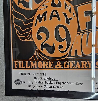 Velvet Underground, Frank Zappa, Andy Warhol 1966 Fillmore Poster
