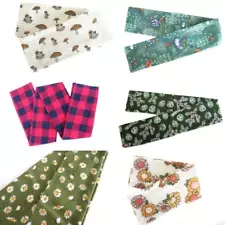 CHOOSE LENGTH Unfilled Door Window Draft Stop Flannel Handmade Green Brown Orang