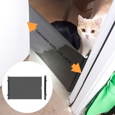 Retractable Pet Dog Gate Child Baby Stair Gate Fence Mesh Barrier Easy Install