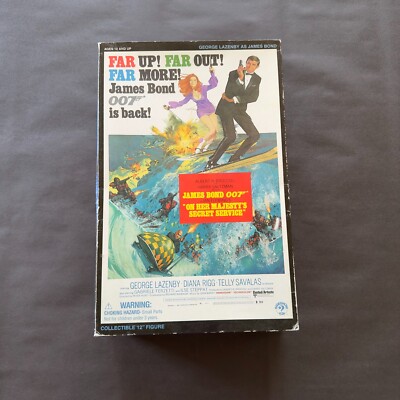 2002 SIDESHOW JAMES BOND 007 ON HER MAJESTY SECRET SERVICE 1/6 FIGURE MISB MT