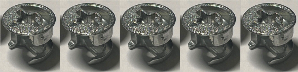 5x IKEA CAM LOCK NUT 12MM DIAMETER X 10MM HEIGHT STEEL PART