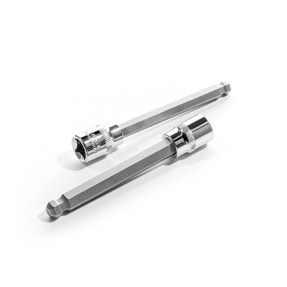 XtremepowerUS 7pc 3/8" Ball End Long 4.3" standard sae Hex Allen Bits Sockets - Image 3 of 4