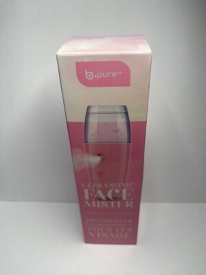 New Pink B.Pure Ultrasonic Face Mister Glow on the Go Instant Dewy Skin