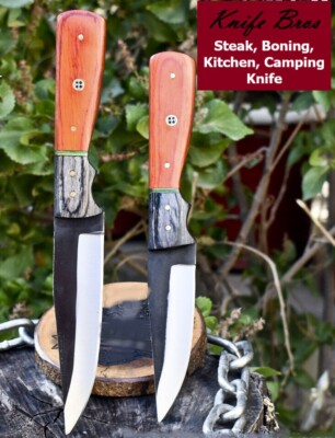 #ad 440C Stainless Steel Fixed Blade for Kitchen Camping Boning Two Sizes $8.64