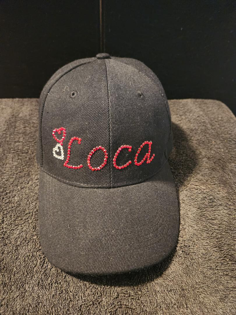 Loca Personalized Hearts Strap Back Hat - image 1