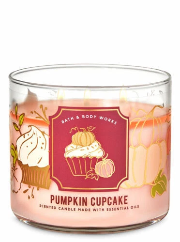 Pumpkin Cupcake Décor Candles