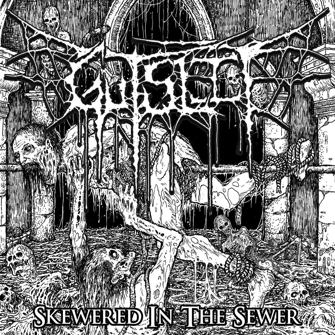 Gutslit Skewered in the Sewer (CD)